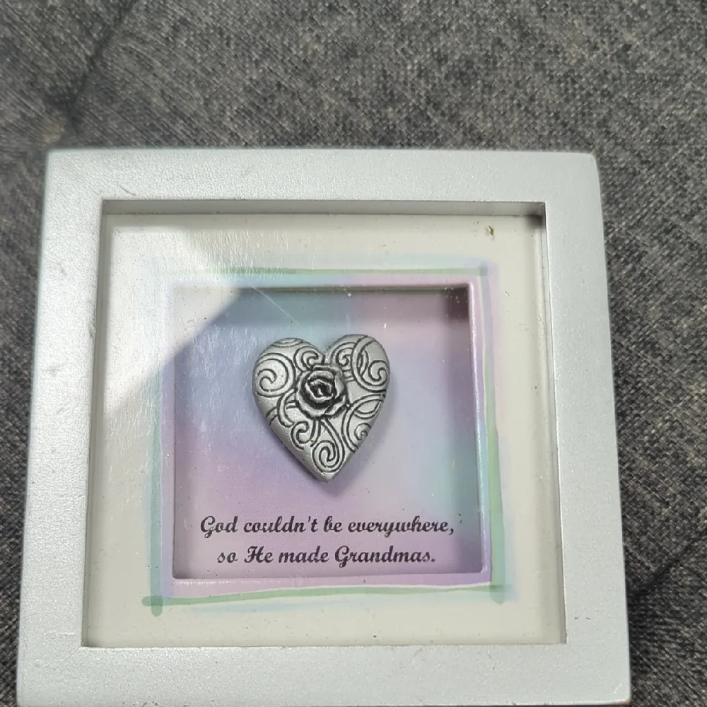 GANZ Silver Heart Grandma Frame